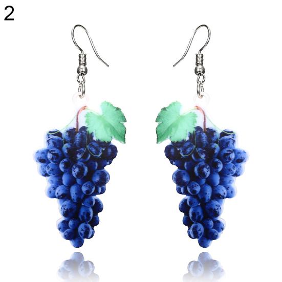 Boucles d'oreilles créatives en forme de fruits frais en noix de coco pour femmes, bijoux de fête de vacances d'été