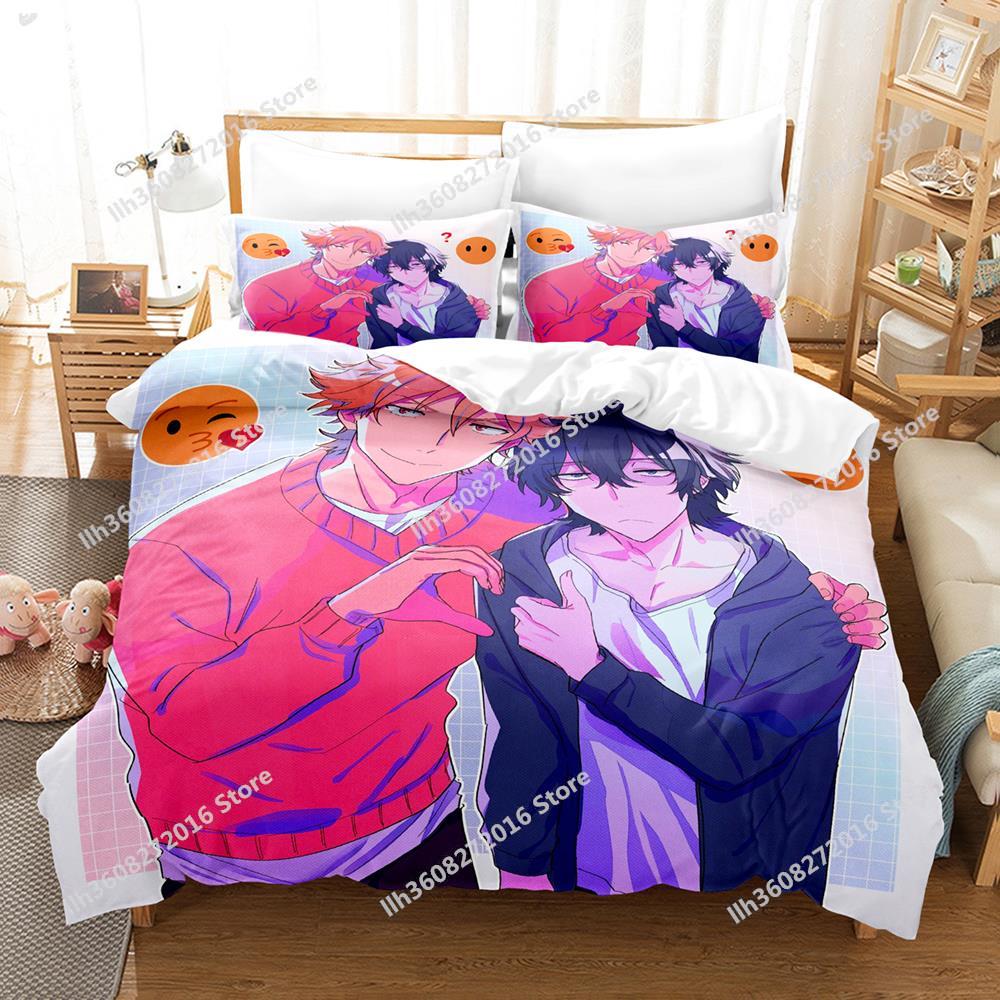 

Аниме Постельное белье Buddy Daddies Односпальный Полуторный Двуспальный Квинсайз Кингсайз Комплект постельного белья Подростковая спальня Комплект простыней 3D принт Аниме комплект постельного белья EU Twin 135x200cm