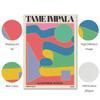Modern Tame Impala Wave Rainbow Poster Wall Art Print Abstract Color Line Graphic Head Canvas Painting Picture Living Room Decor