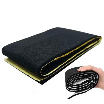 Car Battery Blanket Cotton Fireproof Adhesive Battery Insulation Cover Automotive Battery Heat Shield Vehicle Supplies 18x100cm