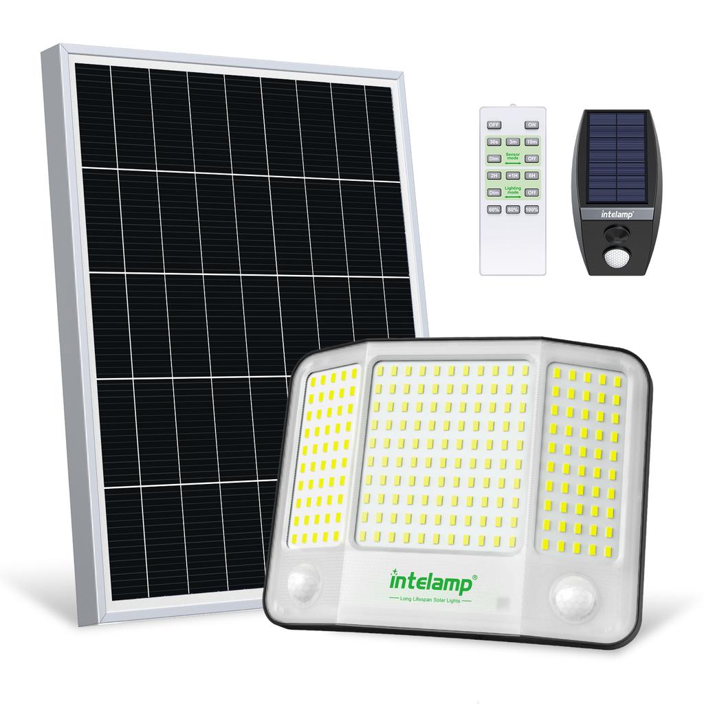 High Bright Solar Lights Outdoor Modes Motion Sensor Super Bright Wall Lamp Waterproof Street Light for Garden Yard Path Garage