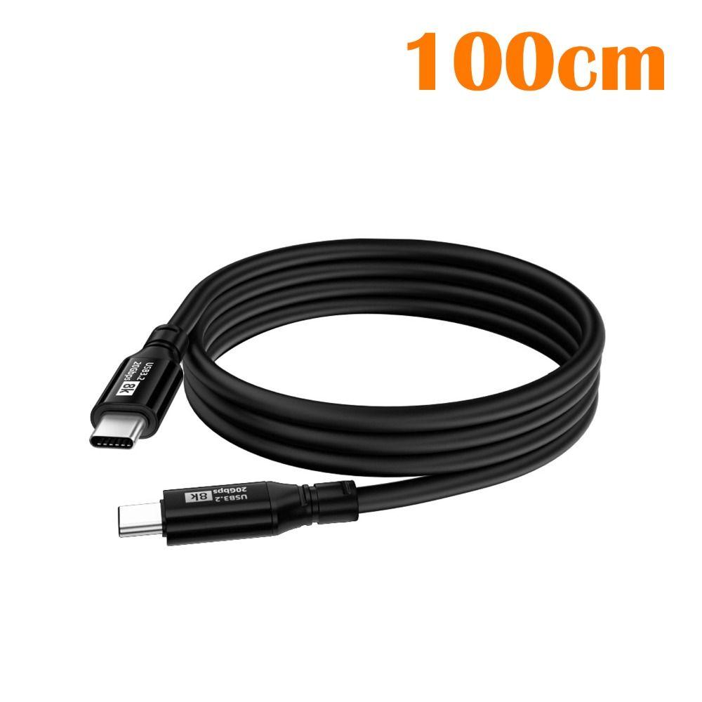 8K@60Hz Fast Charging Line PD 100W Data Cord for Mobile Phone 15 Pro Max Laptop
