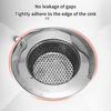 Stainless Steel Sink Filter Mesh Shower Floor Drain Hair Catcher Stopper Food Slag Drainer For Kitchen Bathroom Accessories