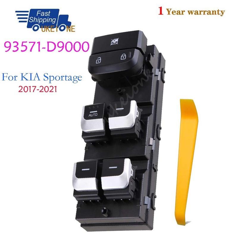 93571-D9000 For KIA Sportage 2017 2018 Front Left Master Driver Side Electric Power Lifter Window Switch Button