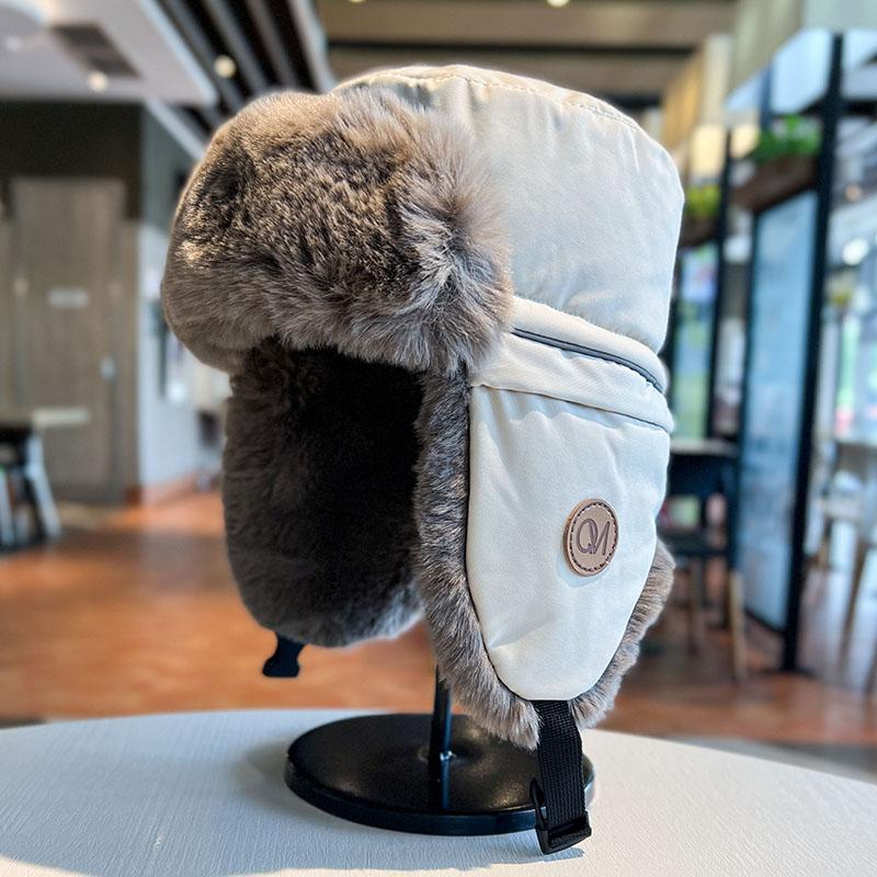 Lei Feng Hat, Men's and Women's Northeast Thickened Velvet Cold-proof Cotton Hat, Electric Cycling Hat, Outdoor Skiing Plush Ear Protection Hat