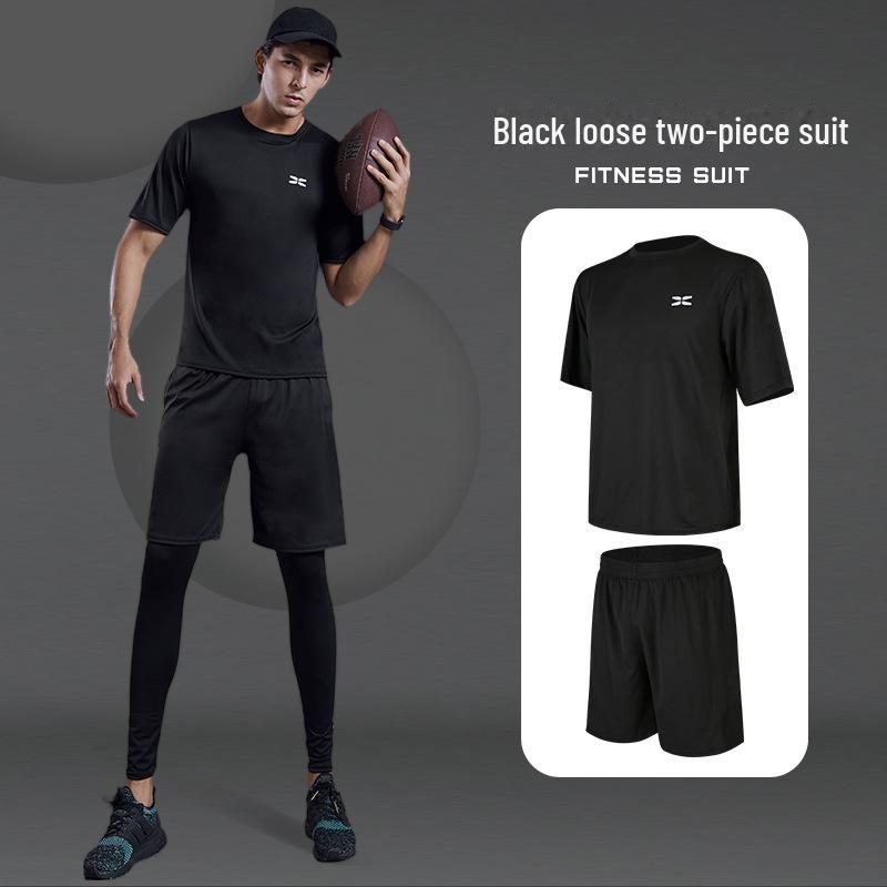 Men's Summer Gym & Sports Suit: Running, Yoga, Basketball, and Night Training Wear