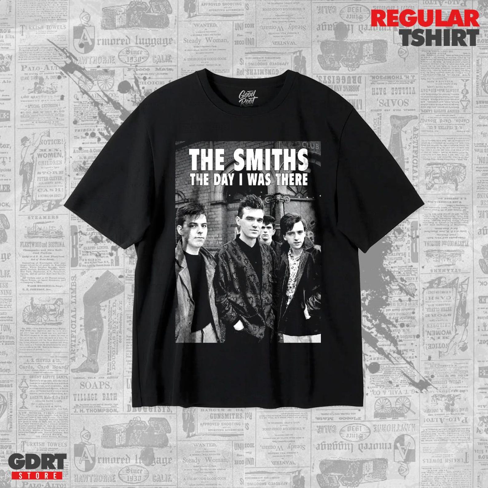 The Smiths Regular T shirt - The Day I Was There - Unisex Heavy Shirt 2XL