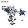 2070pcs Movie Series Nebula Medical Corvette Frigate Building Blocks Model-57273 Kit MOC Bricks Children Toys Gifts