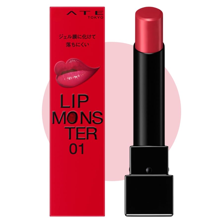 

Lip Monster 01 Desire Chunk Lipstick 3 grams Moisturizing Color Development Long Lasting Easy-to-Use Stick Type Original Logo Packaging H