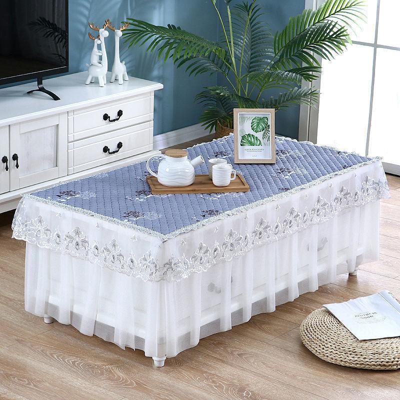 Living Room Coffee Table Table Cloth Coffee Table Cover All-inclusive Table Cloth Waterproof and Oil-proof Rectangular Coffee Table Mat