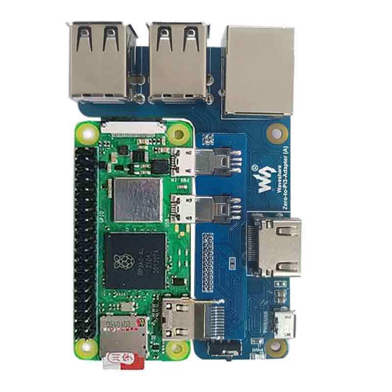 Raspberry Pi Zero 2W bis 3B Pi3: RJ45-Ethernet-Anschluss und USB-Hub