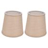 2Pcs Modern Lampshade Home European Style E14 Lamp Shade for Table Lamps Floor Lamps Chandeliers