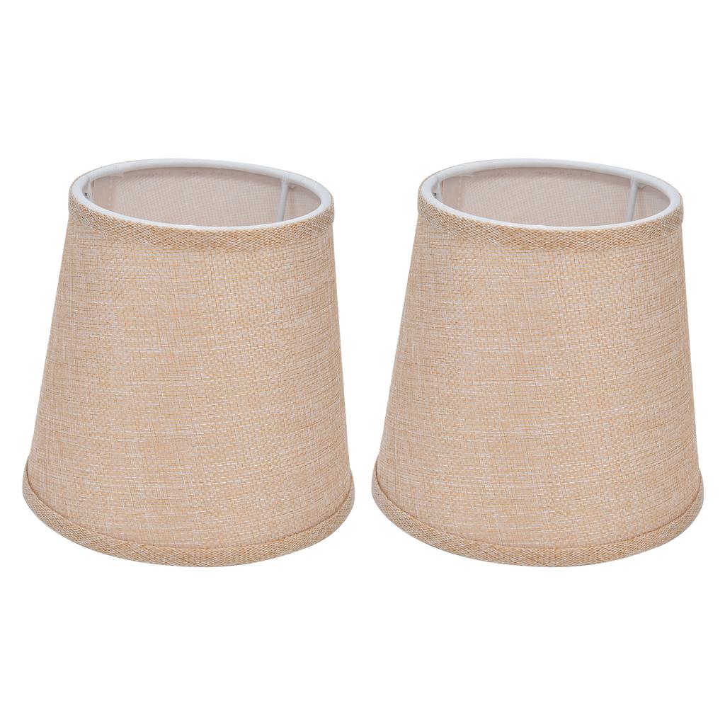 2Pcs Modern Lampshade Home European Style E14 Lamp Shade for Table Lamps Floor Lamps Chandeliers