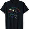 Buntes Fantasy Mythos Einhorn für Erwachsene Unisex T-Shirt
