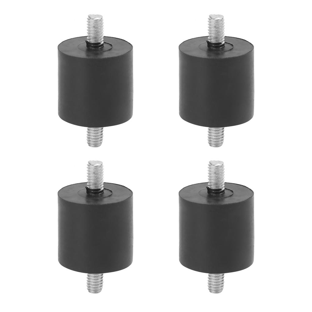4Pcs Rubber Shock Absorber Foot Pad Mute AntiVibration ScrewType Buffer for Air Compressors(M8 )