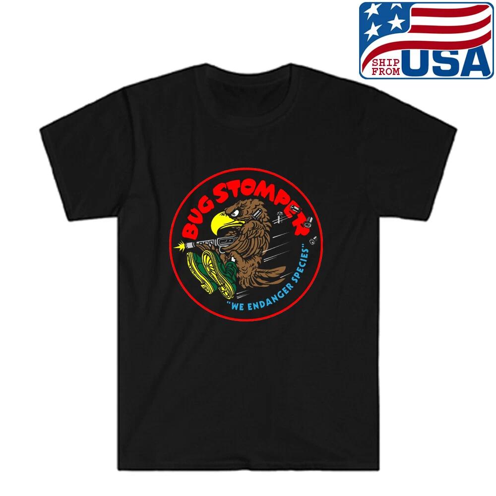 

Aliens Bug Stomper We Endanger Species Men s Black Size S to 5XL L