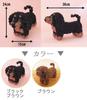 Flower Dog Dachshund Brown 1 Piece Mother's Day Flower Gift Dachshund Birthday Celebration Rose Artificial Flower Dog Goods My Child Goods