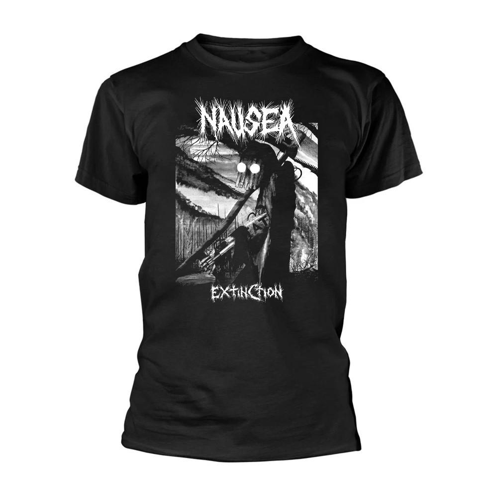 Nausea - Extinction Black Cotton T-shirt S-5XL DS941 Unisex T-Shirt S