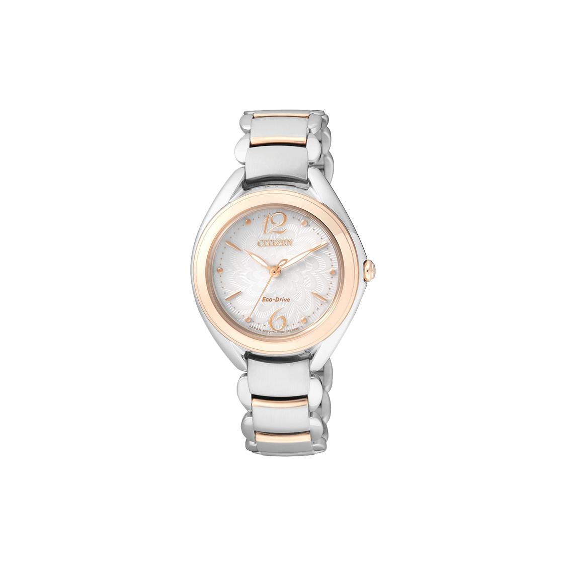 CITIZEN L Light Powered Quartz Movement Stainless Steel Strap Watch 31mm Women s Watch White Dial FE2074-59A White Dial