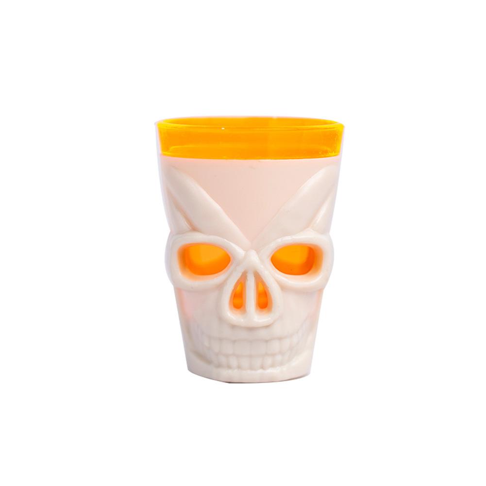 

250 мл Хэллоуин светящийся череп винная кружка светодиодный скелет стакан для воды напиток ужас светящаяся чашка вечеринка бар клуб встреча декор белый