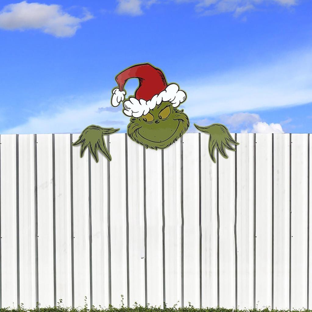 Christmas Tree Decoration Christmas Hat Decoration Insert Creative Gift Fence Peeper