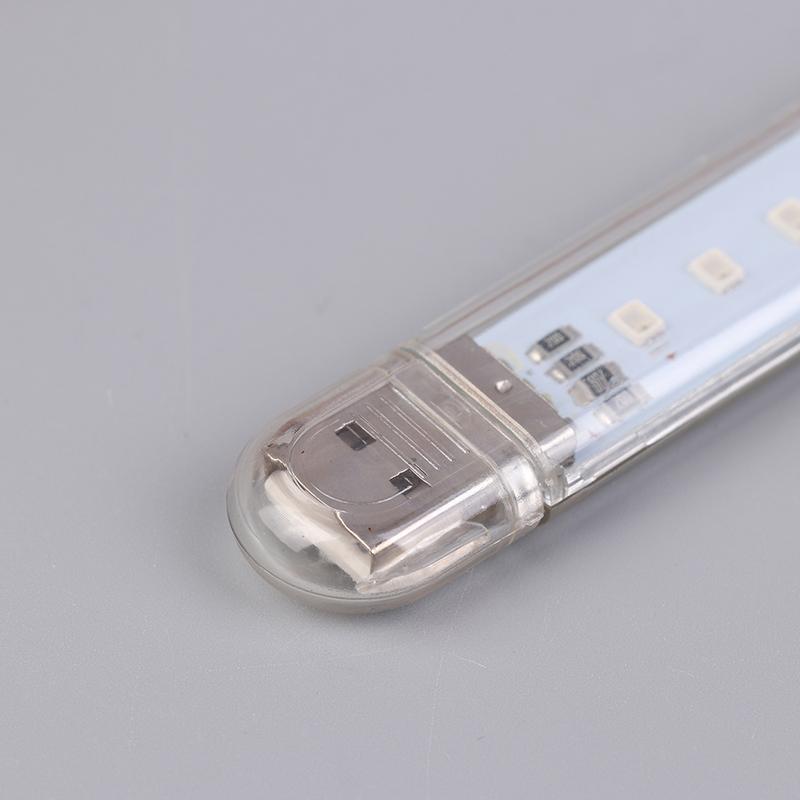 Mini Usb Led Book Light Dc5V Ultra Bright Reading Book Lamp 8Leds Light Portable Bedside Light For Power Bank Pc Laptop Notebook