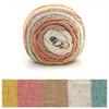 6pcs Gradient Chunky Yarn for Cushions Acrylic Yarn Bundle (600g) - Extra Thick Multicolor Ombre Crochet Yarn for Pillow Covers DIY Knitting Projects