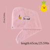 Quickly Dry Hair Hat Super Absorbent Soft Bathroom Women Head Towels Girls Cute Hair Towel Hair Dry Wrap Bonnets