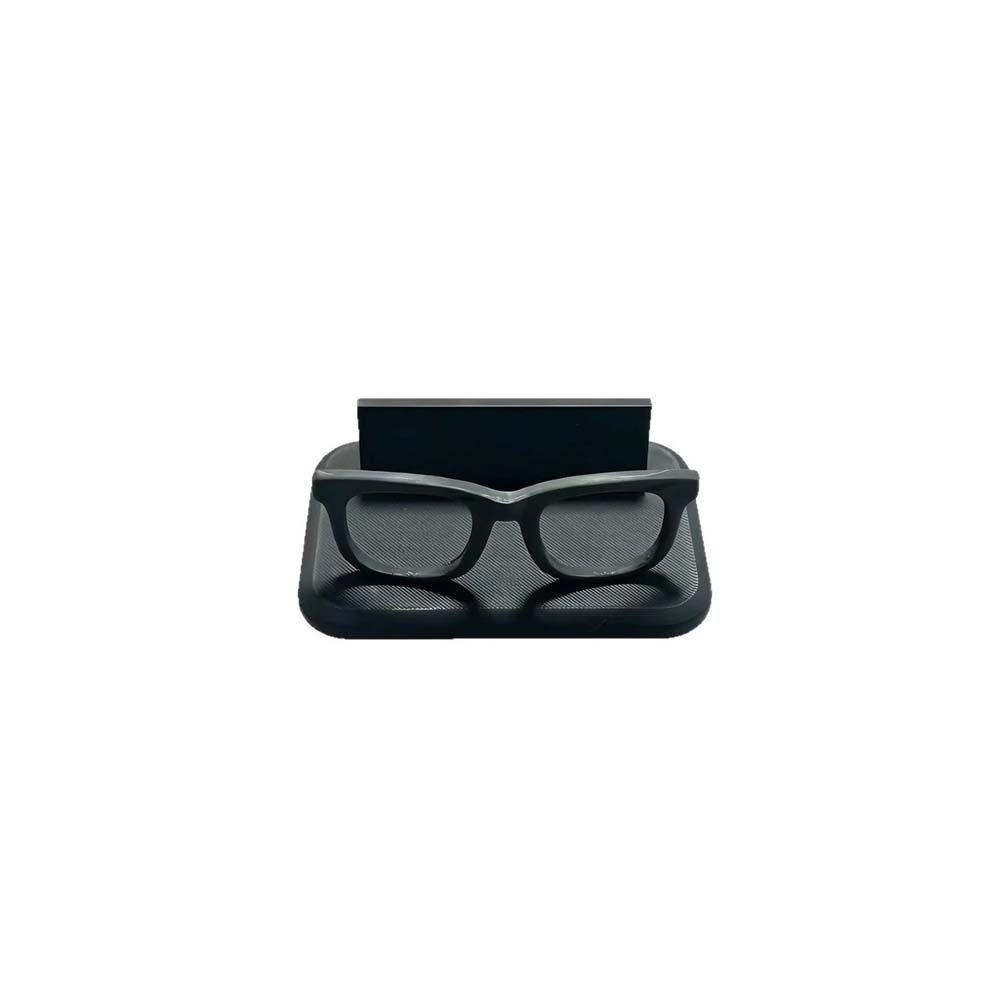 Frame Business Card Display Stand Black Modern Desk Organizer  Daily Use чёрный