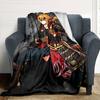 1Pc Genshin Impact Anime Character Blanket Soft Comfortable Polyester Blanket All Season Use Suitable Bedroom Office Outdoor Christmas Gift Choice Pri