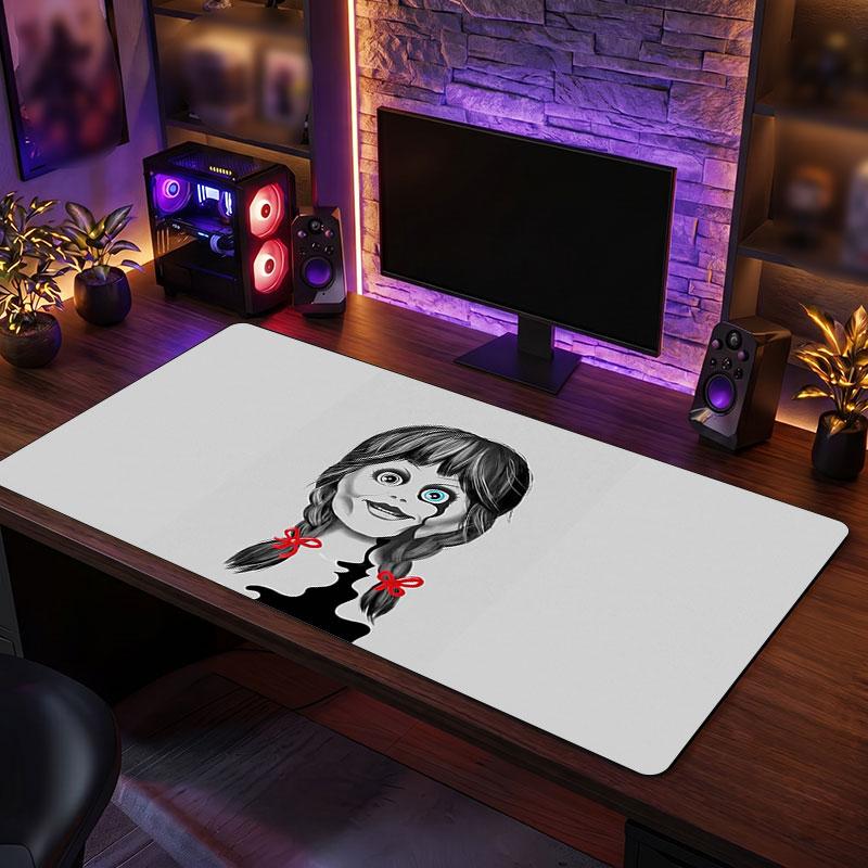 Big Mouse PadThe Conjuring Annabelle Extended Soft Desk Mat Gaming Office Computer Table Decor Mat