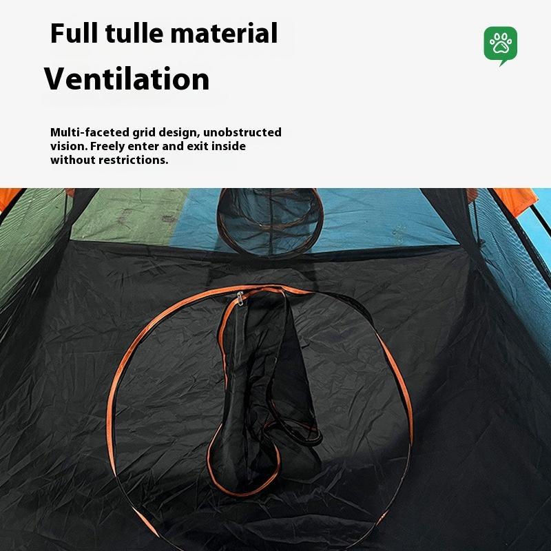 New Pet Cage Cat and Dog Games Random Combination Toy Set Tunnel Folding Portable Pet Fence