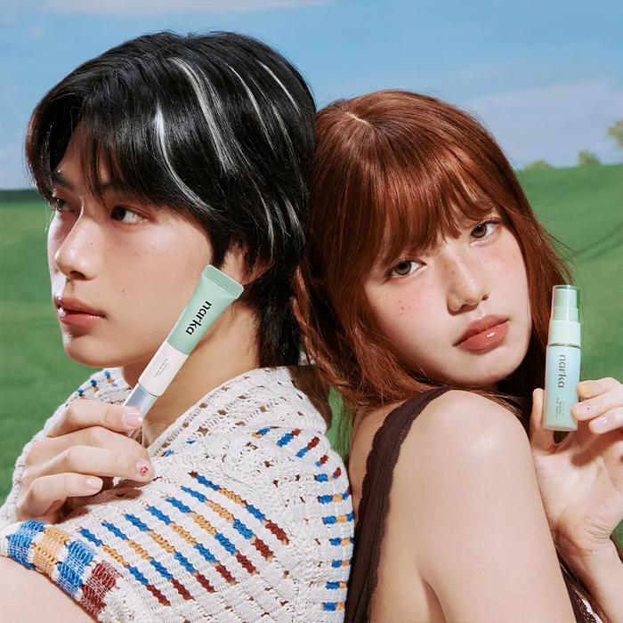 NARKA Fresh Veil Hair Sebum Mascara 15g + Mist 20ml Set