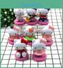 Charmante Hello Kitty Mini-Figuren Kollektion Acht Stück Lebendige Handbemalte Cartoon-Charaktere