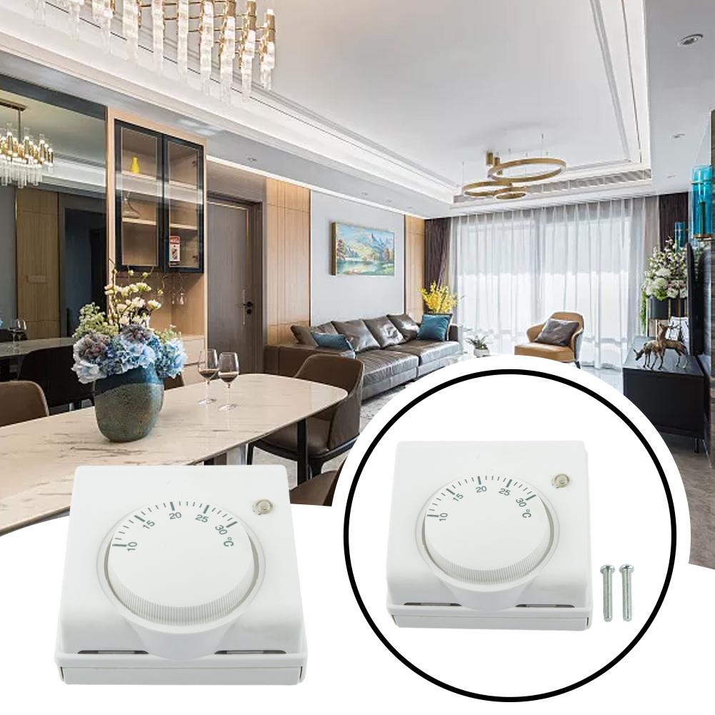 High Quality Practical Brand New Thermostat Temperature Switch White Room 2 Wire 220V AC Temperature Controller
