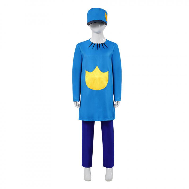 Cosplay kostým Dog Man pro anime hraní rolí z polyesterové tkaniny pro děti a teenagery