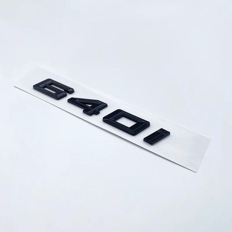 Glossy Black GT 630i 630d 640i 640d XDrive SDrive ABS Numbers Letters Emblem for BMW GT Series E63 E64 F06 F12 F13 G32