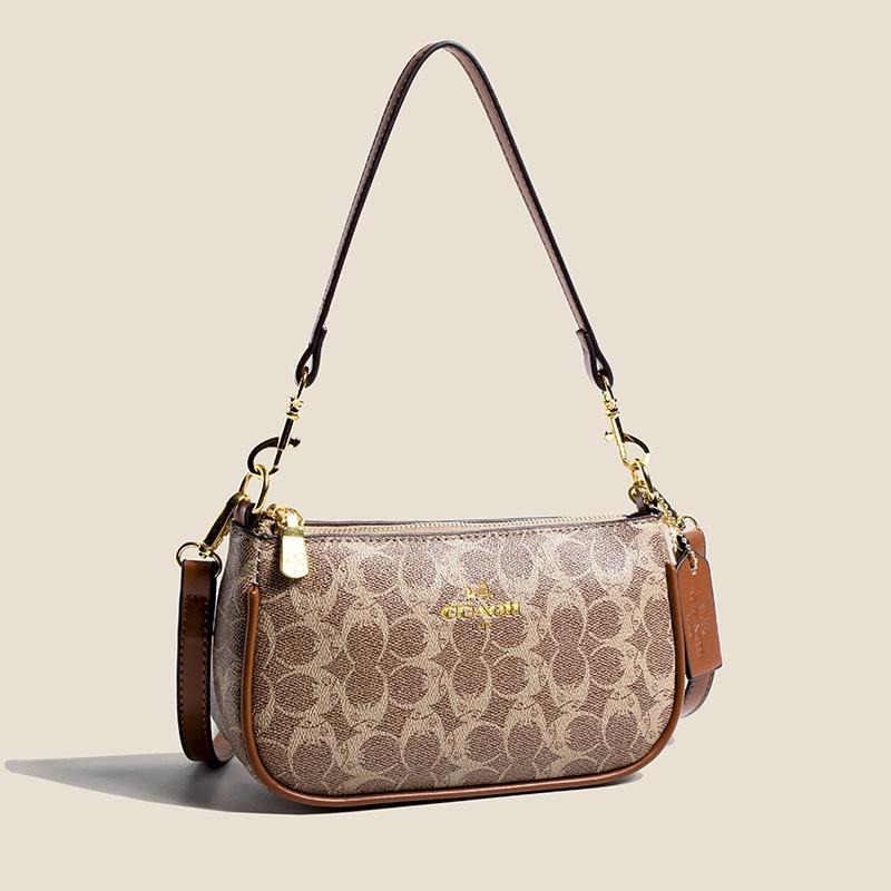 

26 New Elegant Women s Underarm Bag, PU Leather Luxury Shoulder Crossbody Handbag for Work, Date & Daily Outfit світло-коричневого кольору