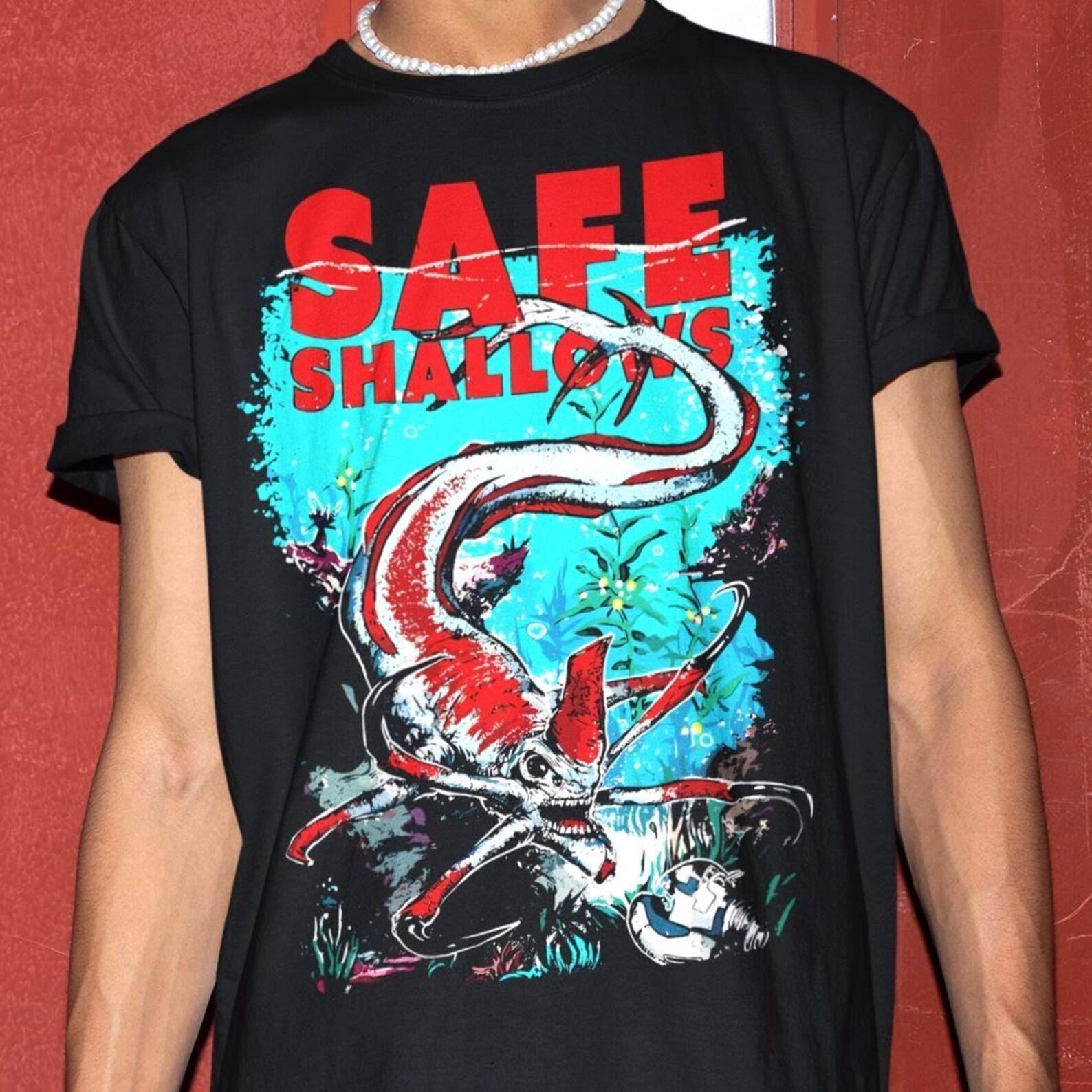 Subnautica Safe Shallows Shirt - Indie Game Tshirt,Subnautica Sweatshirt,Gamer Tshirts 3XL