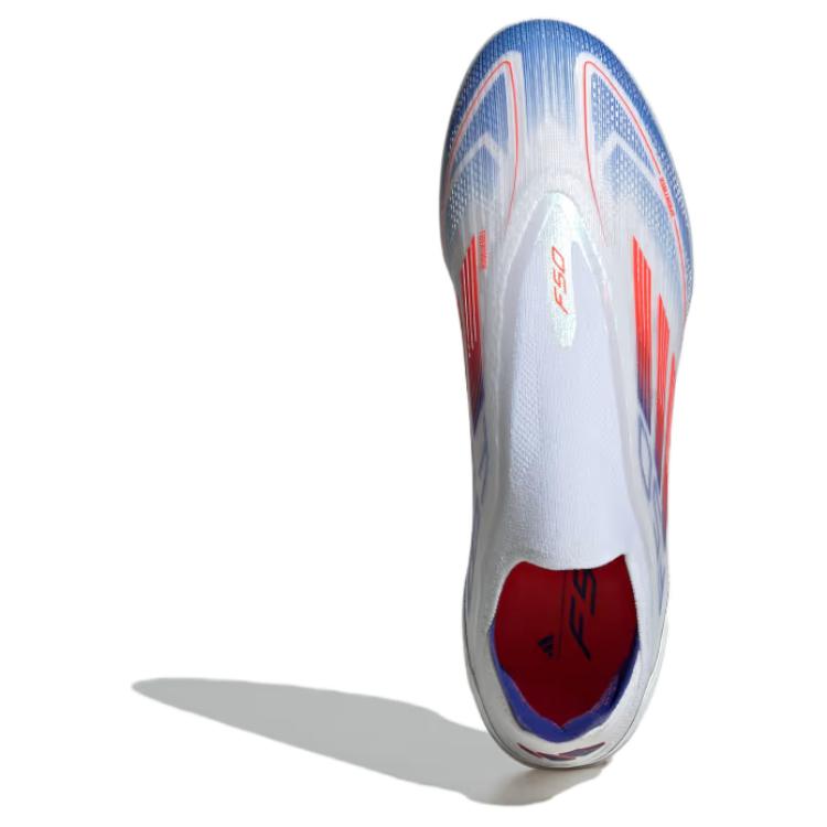 Adidas F50 Pro Comfortable Lightweight Non-Slip Durable Soccer Shoes Men Soccer Shoes White Blue IH5814