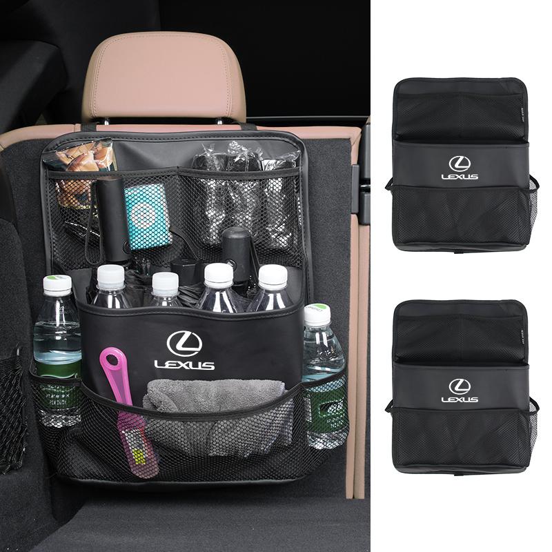 JEQS5 Car Trunk Organizer SeatBack Storage Bag Tools Stowing Pocket For Lexus UX250h RX450h CT200h RX400h NX300h RX350 RX300 GX470