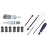 Universal Injector Seat Cleaning Set 19 Pcs Diesel Engines Sealing and Shaft Brush Kit