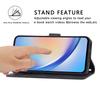 For Samsung Galaxy A15 4G/A15 5G Case Imprinted Line Leather Phone Cover with Handy Strap