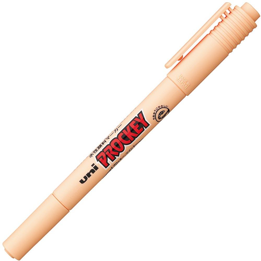 

Mitsubishi Pencil Twin Extra Fine Light 10 Pens Pro-Key Water-Based Pen, Point, PM120T.54, Orange,