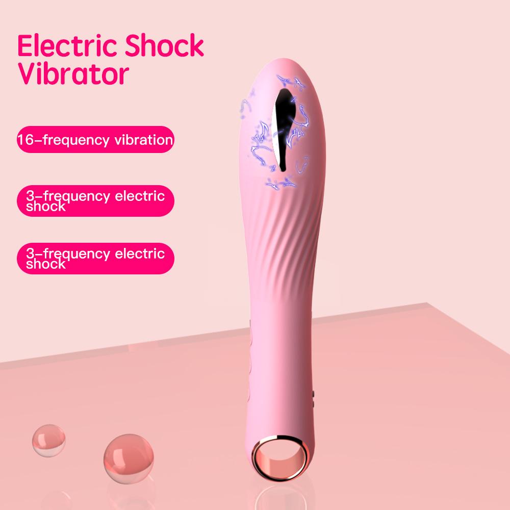 1ppc Electric Shock G-spot Vibrator Mini Female Anal G-spot Clitoral Stimulator Finger Lipstick Vibrator Masturbation Female Sex Toy