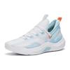 Anta KT Slip Resistant Abrasion Resistant Low top Basketball Shoes Men's White Blue Sneakers 112321606-1