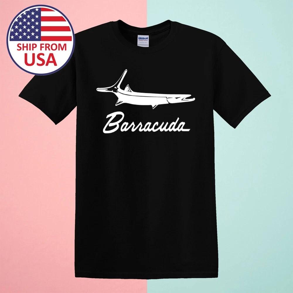 Plymouth Barracuda Classic Car Men s Black Size S-5XL S