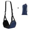 Compact Hammock Style Footrest with Adjustable Straps for Travel