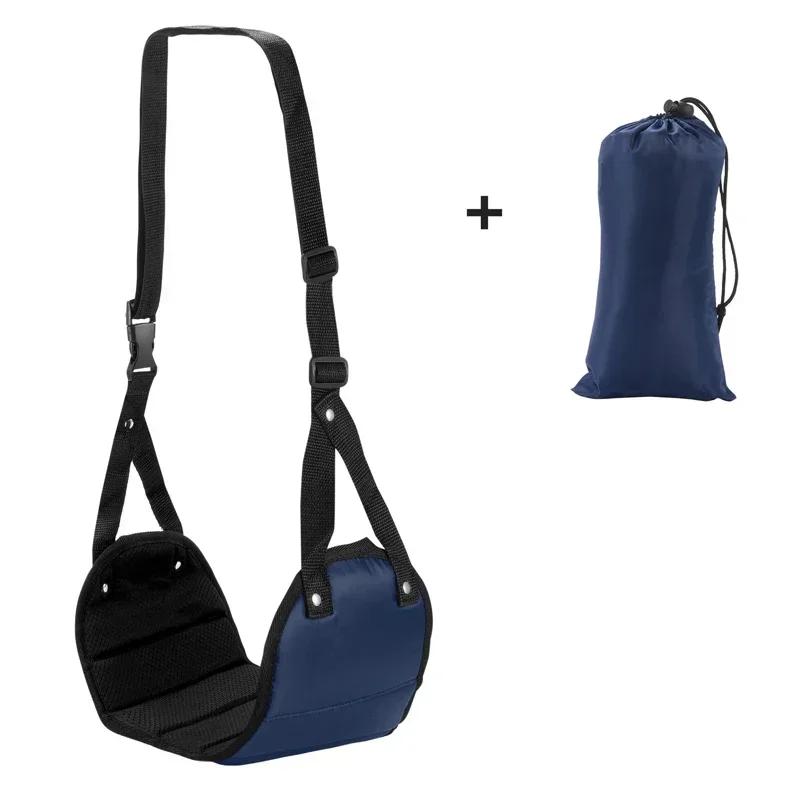 Compact Hammock Style Footrest with Adjustable Straps for Travel