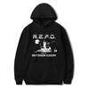 R.E.P.O. Cartoon University Hoodie Sweatshirts Men Women Fashion Casual Pullover Student Harajuku Streetwear Hoodies